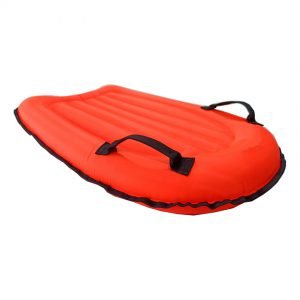 Wholesale ODM swim buoy Inflatable surf bodyboard with handles lightweight swimming floating surfboard aid mat learn to swim