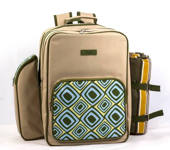 PB-09(3) picnic bag backpack for 6 persons PB-09